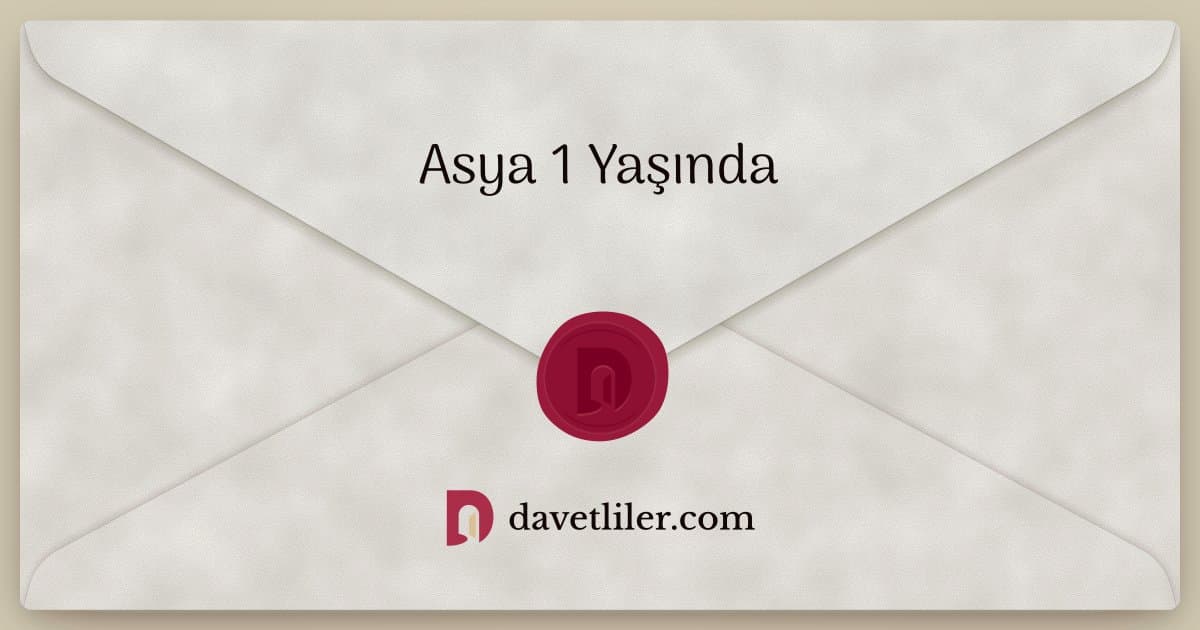 “Davetiye” paketinde dijital davetiye bağlantı önizlemesi: Klasik zarf